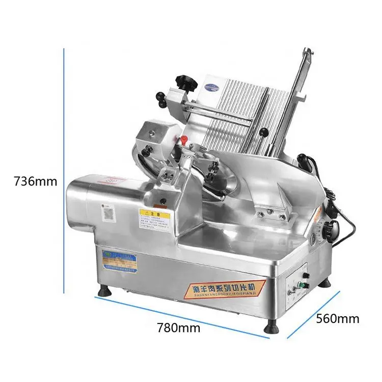Commercial Bacon Slicer Meat Cutter Beef Cutting Wholesale Price Automatic Frozen Meat Slicing Machine