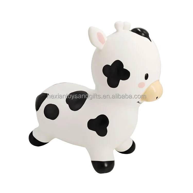 New arrival Riding Jumping Bouncing White Cow Inflatable Bouncer Toys For Toddler Outdoor & indoor Playing