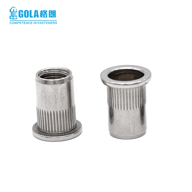 
304 316 Stainless Steel Rivet Nut Threaded Rivet nut Insert Nut 