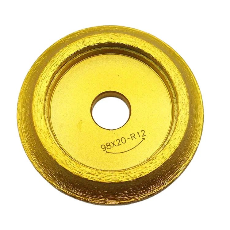 Bullnose ceramic tile diamond profiling wheel