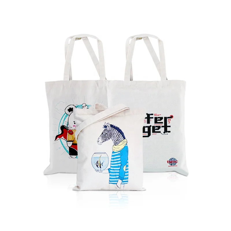 
13.8*15.7 Gift Packaging for Bags Custom Cotton Tote Canvas Shopping Store Shoping Bag 