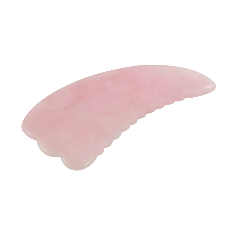 Натуральный нефритовый массажер для лица розовое доска гуаша