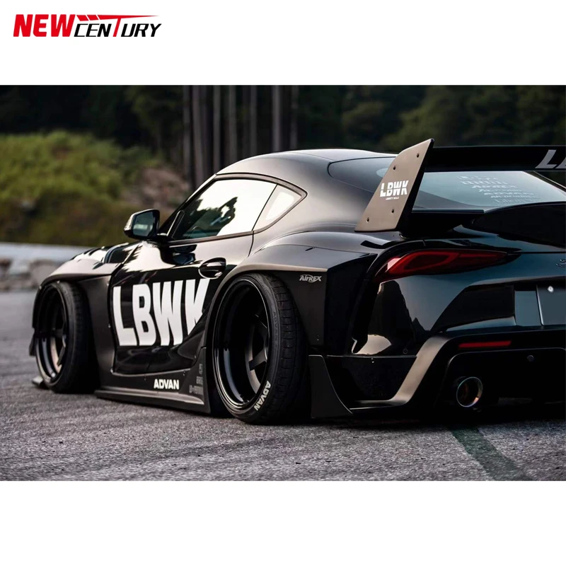 LB wide body kit style fixed wind tail is used for Toyota SUPRA Demon King A90