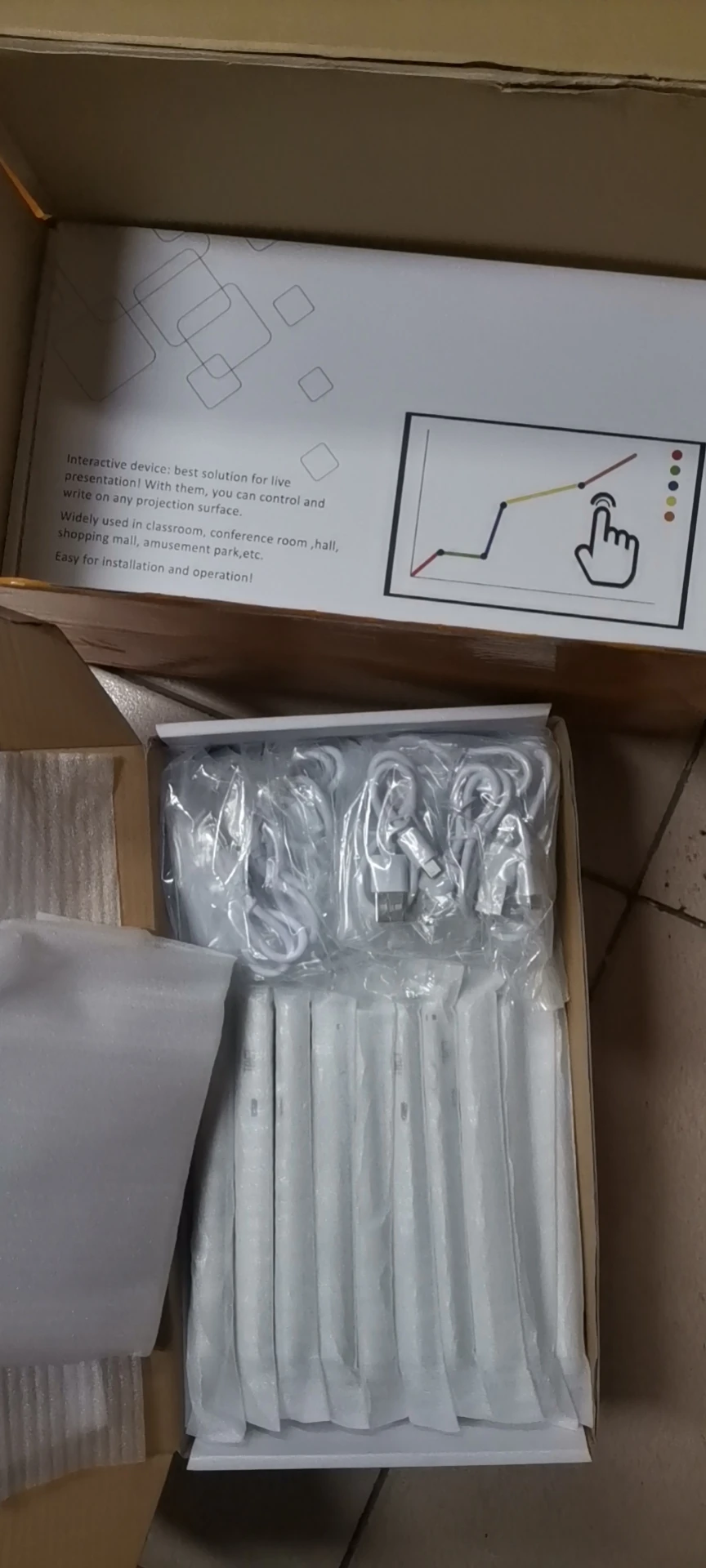 Interactive Whiteboard Digital Pen IR Stylus Touch Pen For Interactive Projector Device