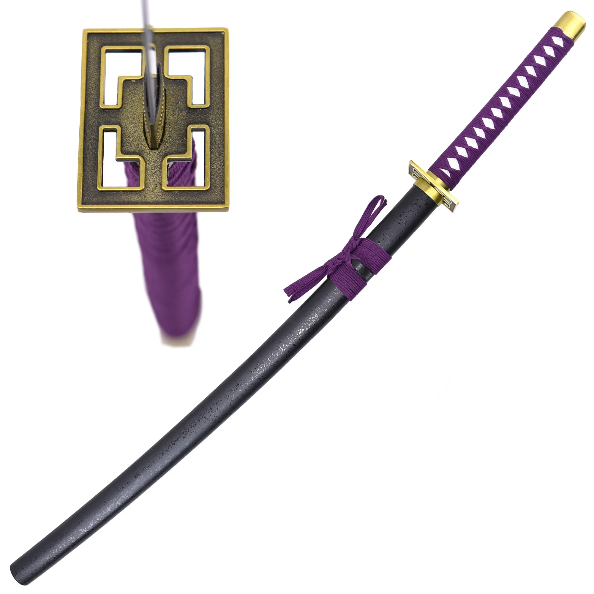 Ming Hu Soul Slasher Kuchiki Byakuya Senbonzakura White Blue COS Sword Anime Sword