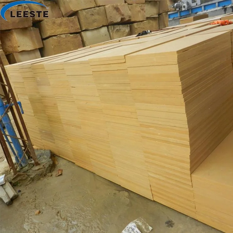 Factory Price Hot Chinese Natural Wooden Yellow Sandstone Wall Tiles