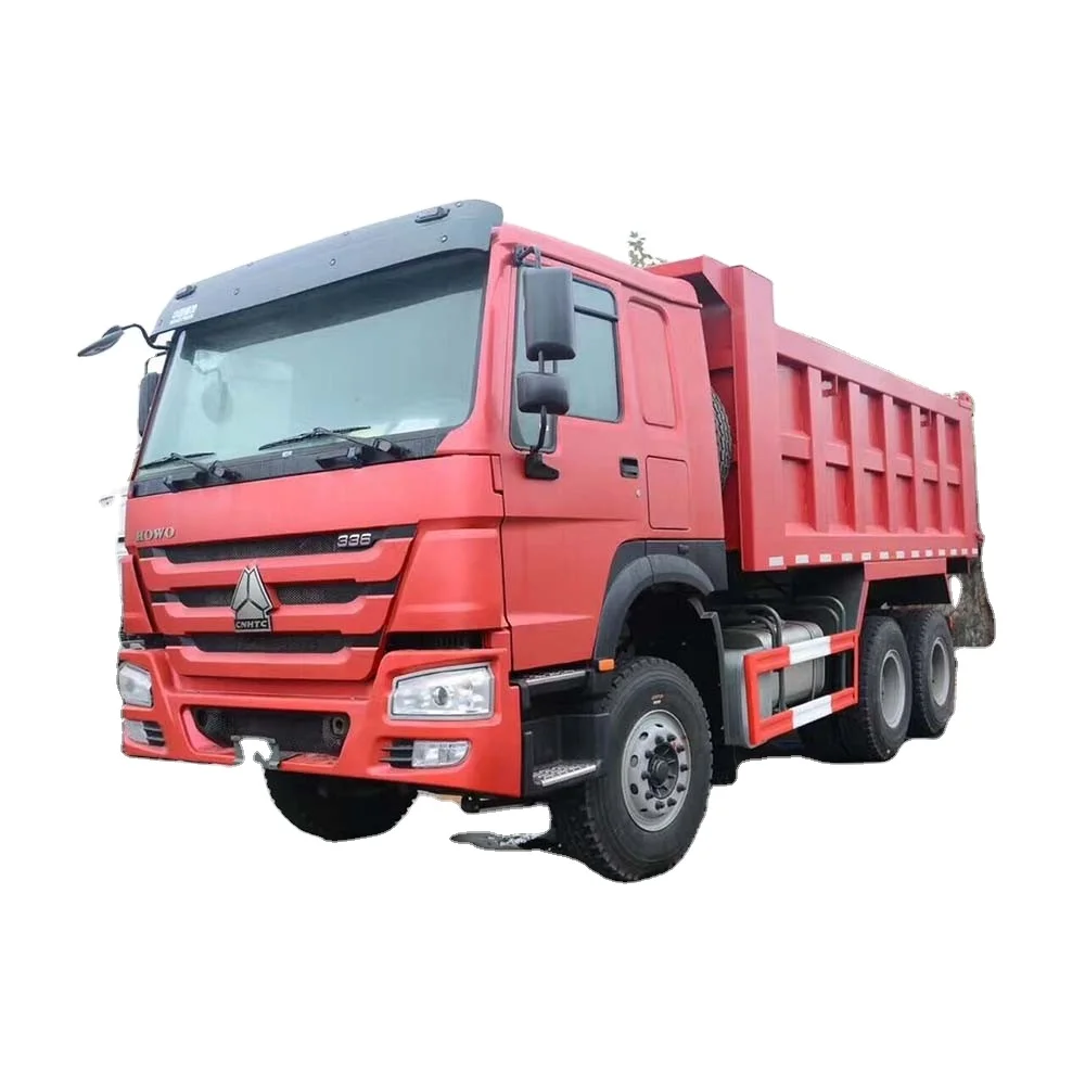 used cargo trucks 270HP 6X4 9.6m cargo box for sale with good price