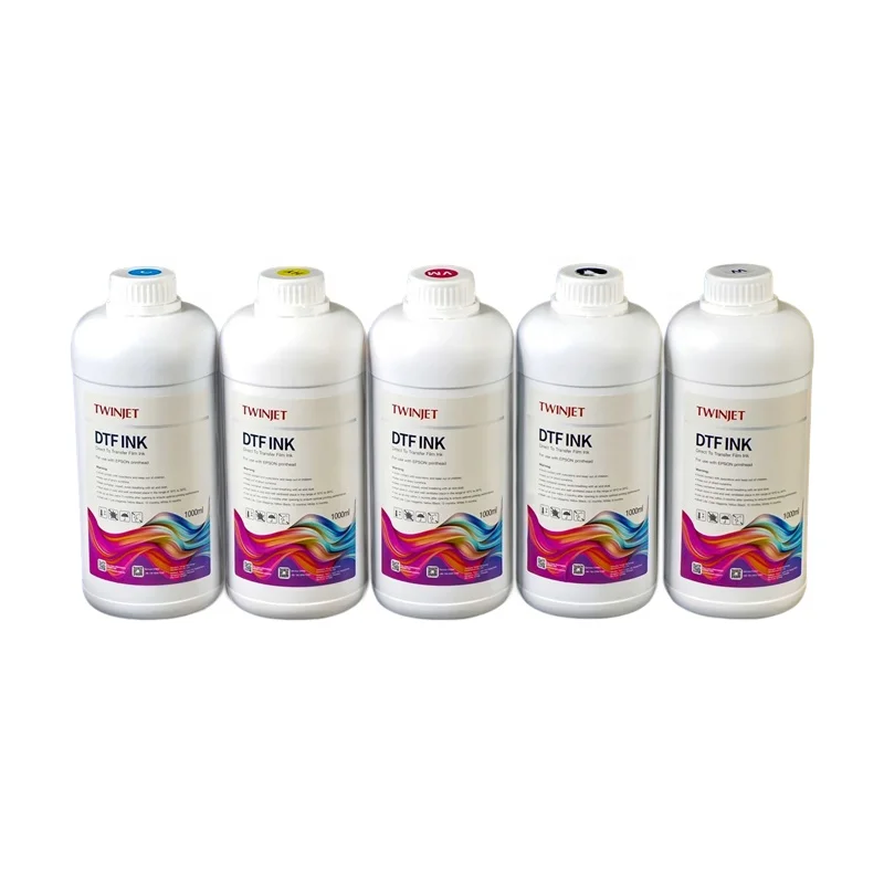 No Sediment XP600 DTF Ink Manufacturers Inkbank CISS Ink System DTF White Ink 1000ml