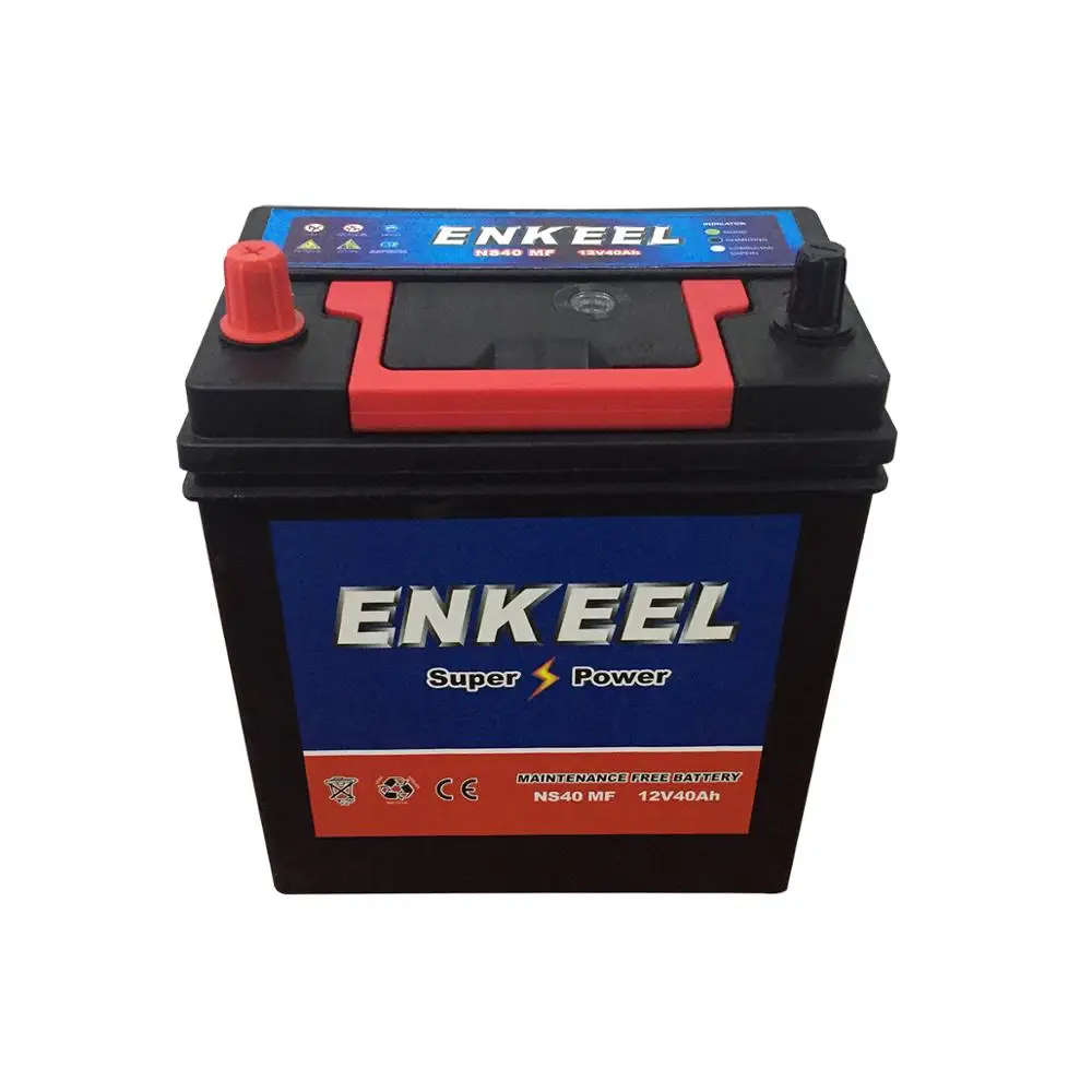 JIS Standard MF car automotive Battery 12V 36Ah 36B20R NS40 N36