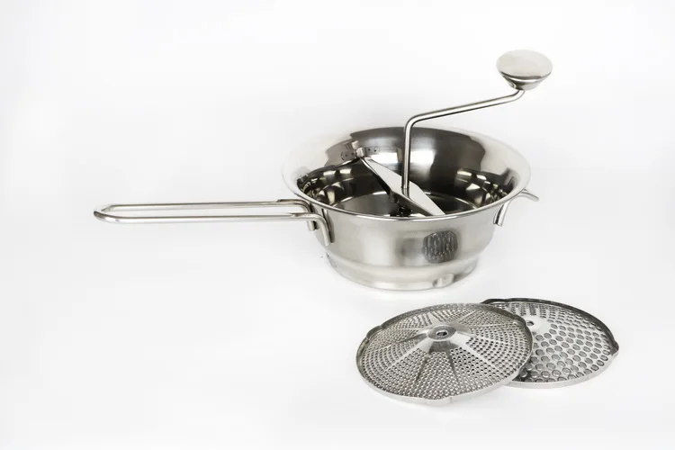 Rotary Food Mill Stainless Steel Food Mill With 3 Discs