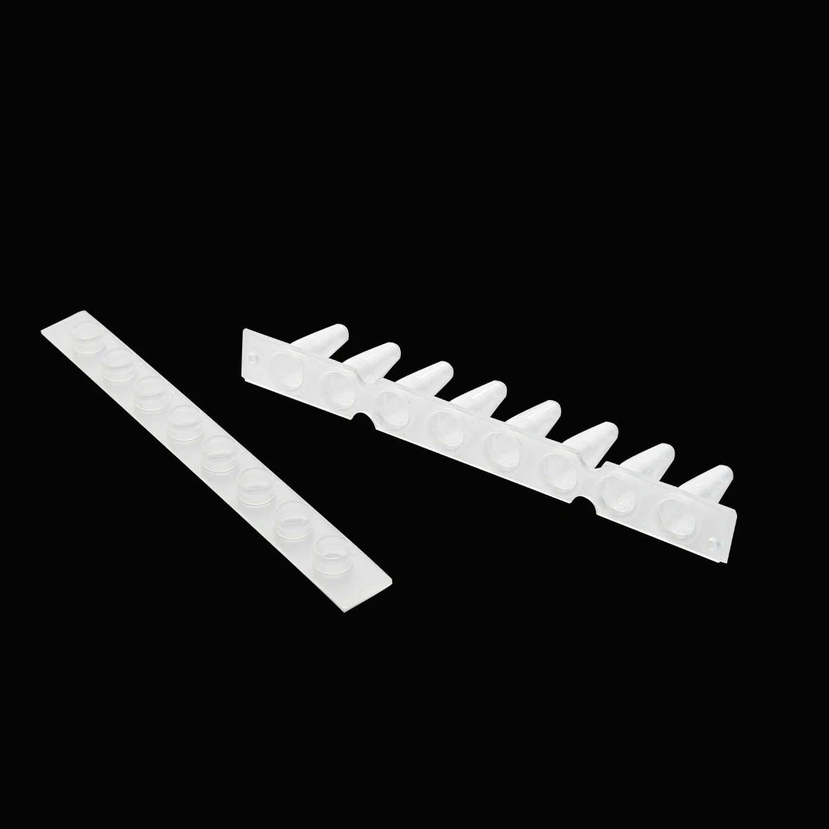 PCR Tubes Thin Wall with Cover Strip of 8 Tubes DNase/RNase Free Pack of 125 pcs (Cover Included)