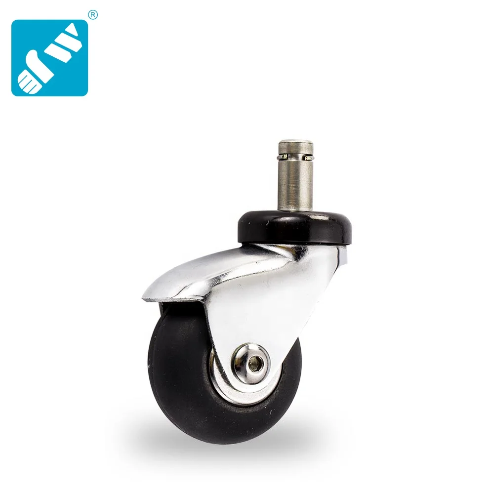 Manufacture friction grip ring swivel extra soft round tread neoprene rubber wheel caster