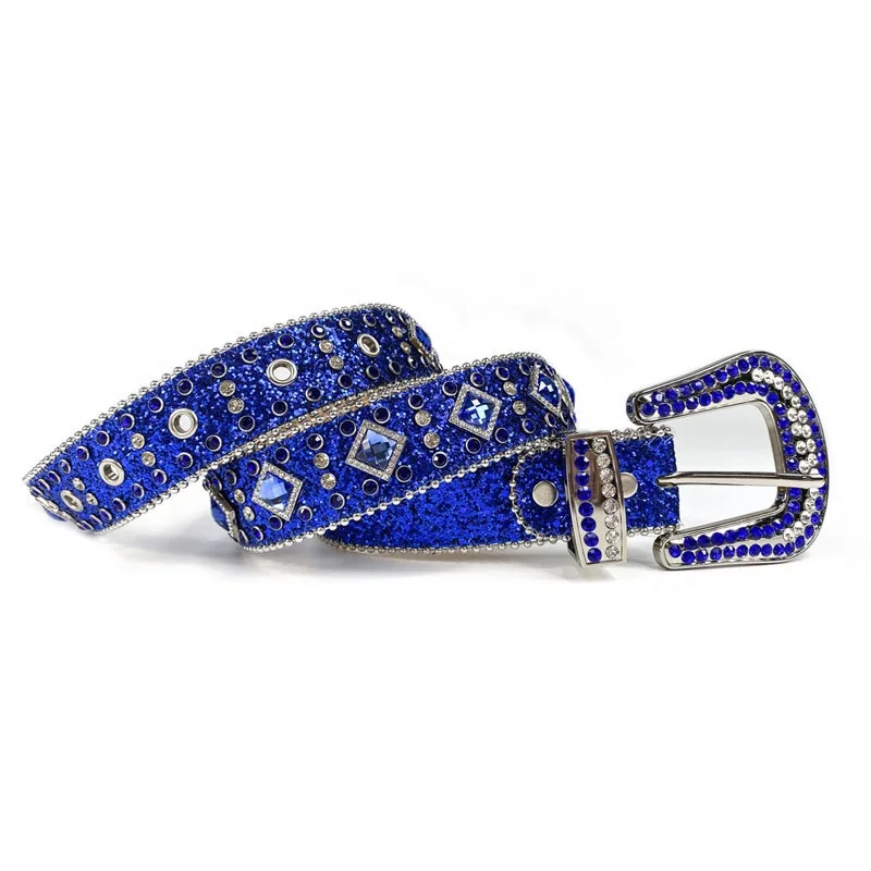Popular Western Cowgirl Cowboy Sparkle Rhinestones Belt Rhinestones Conchos Crystal Diamond Decoration