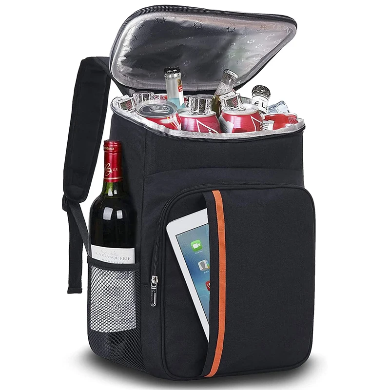Wine Cooler Bags With Side Bottle Pockets Great Gear For Outdoor Activities Cooler Bag Insulated Beach Picnic Cooler Backpack