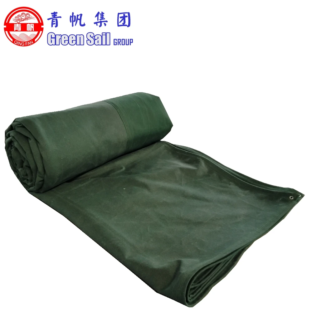 4x4 Density Air Permeable Water Proof Polyester Cotton T/C Canvas Tarp for Covering