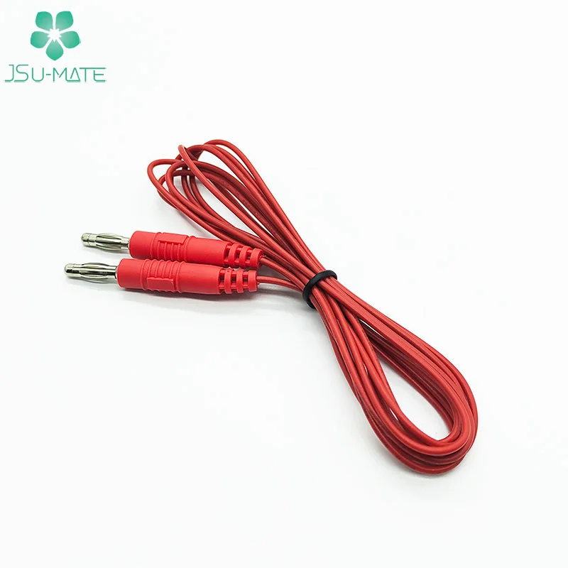 High Quality Red Black Rubber Wires 3.5MM 4.0MM Silicon Medical Cable Banana Rubber Medical Cable