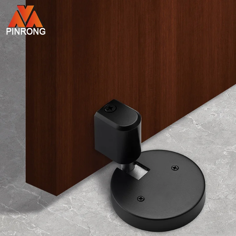 Without Drilling Stainless Steel 304 Top Quality Toilet SUS 304 Bathroom Mechanical Door Stopper Manufacturer in Zhongshan
