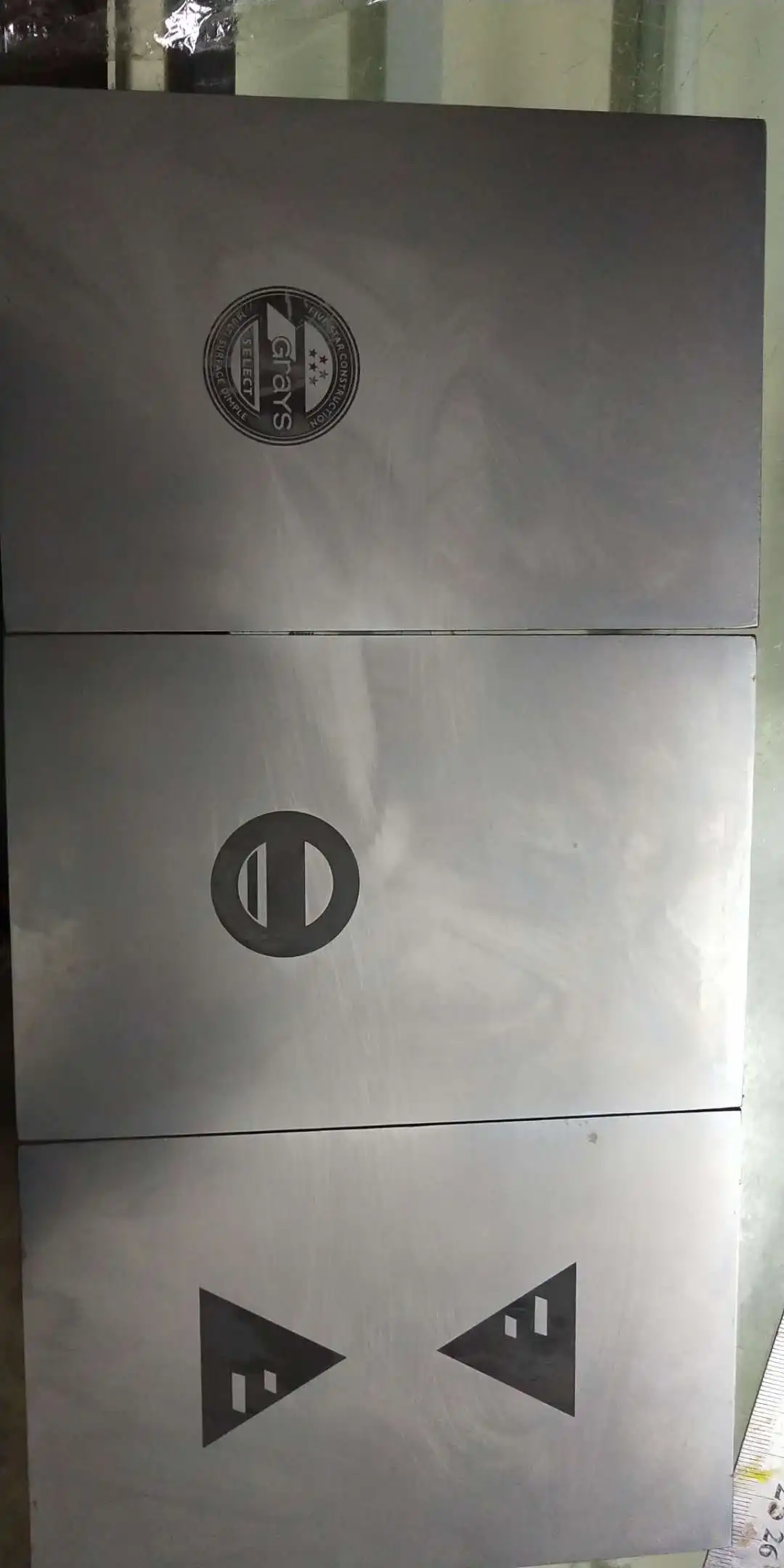 Thick Pad printing plate with logo 100*250 mm Customized pad plate / cliche