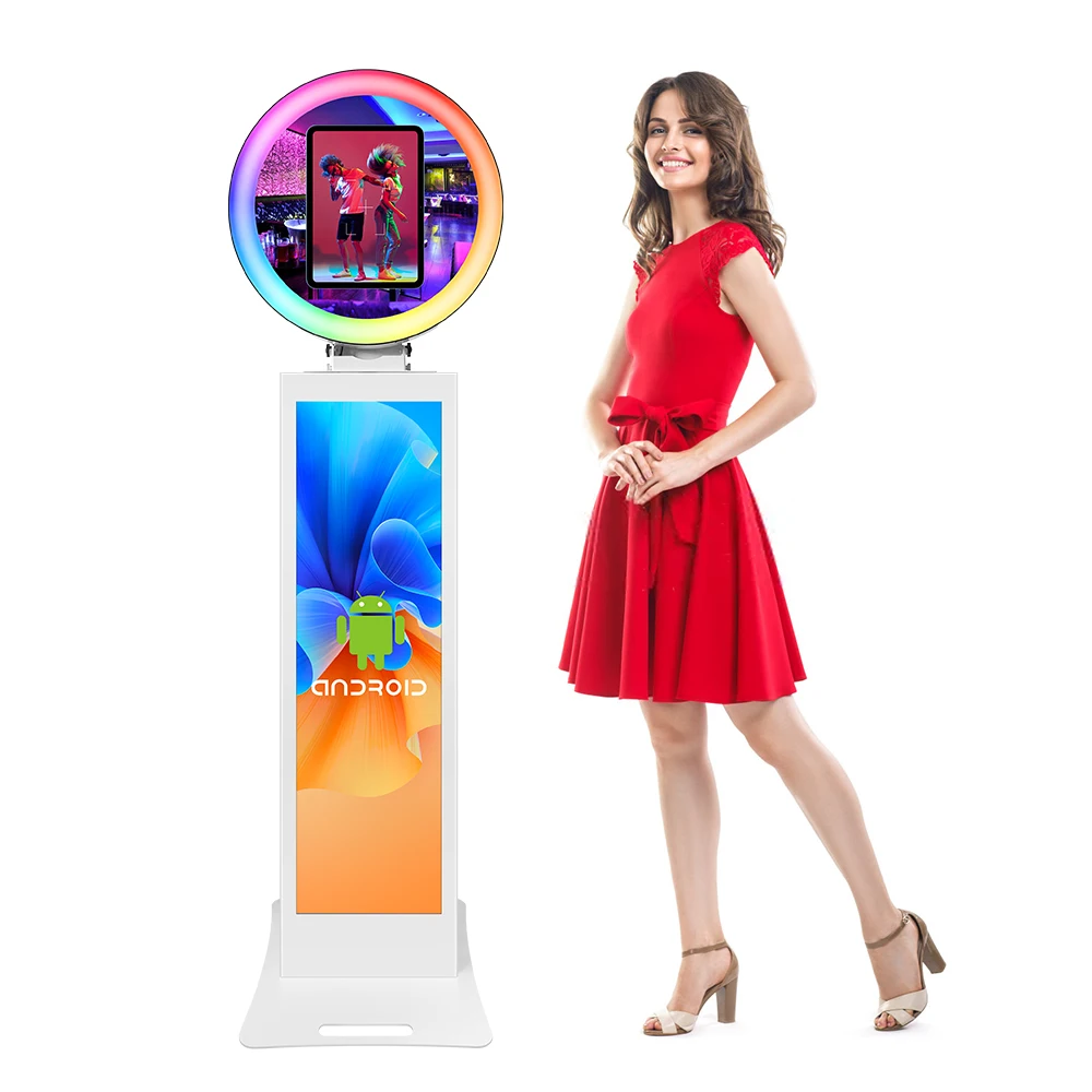 Dropshipping Real Time Green Screen Photo Booth Video Booth 180 Spinner