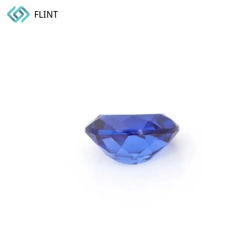 FLINT Wholesale Price Synthetic Stone Light Blue Lab Grown Sapphire Stone Light blue Pear Cut Sapphire Loose Gemstones