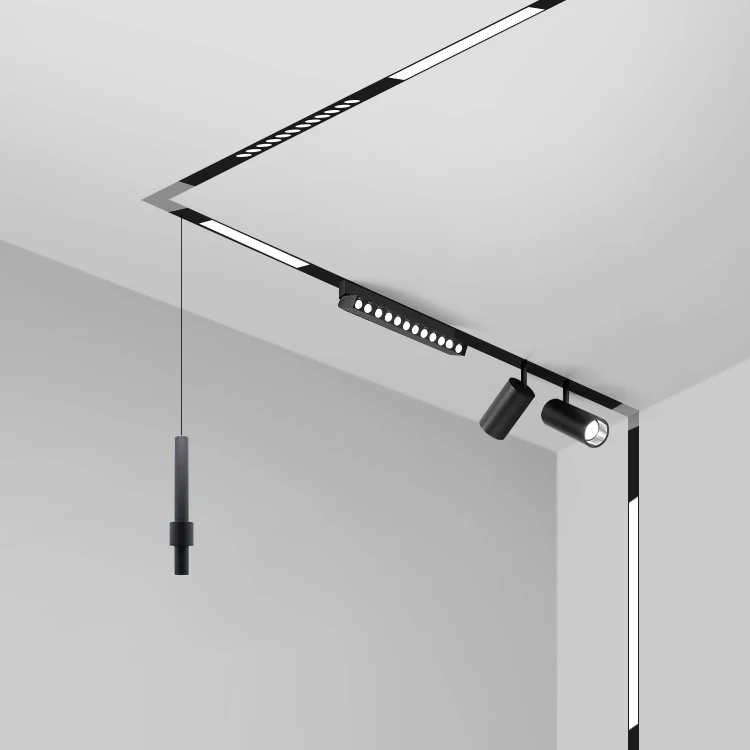 BENHAO Led Track Light Pendant Linear Recessed Fixture Rail Lighting Commercial Modern Magnetic Track Light