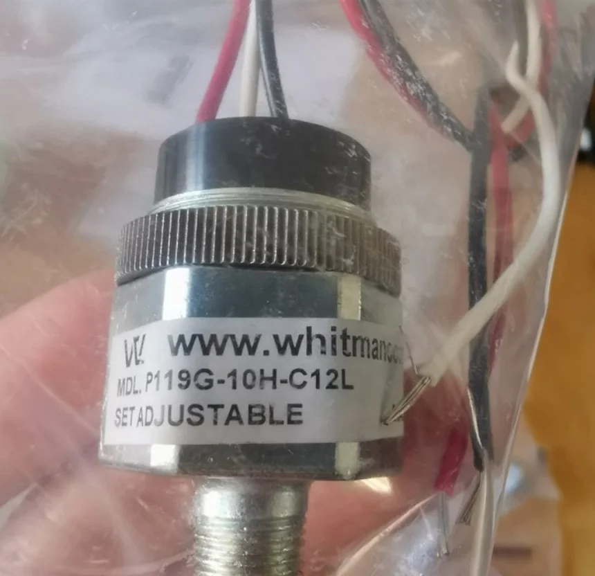 Whitman controls P119G Zinc Diecast Body Pressure Switch Miniature P/V Switch P119G-10H-C12L