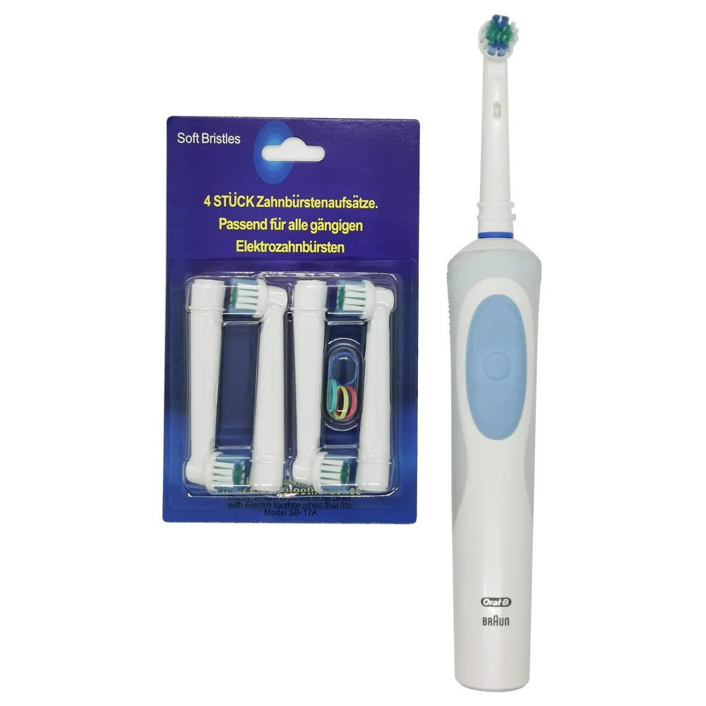  Электрическая зубная щетка сменная насадка для зубных щеток braun oral b SB-17A мягкие щетинки зубной