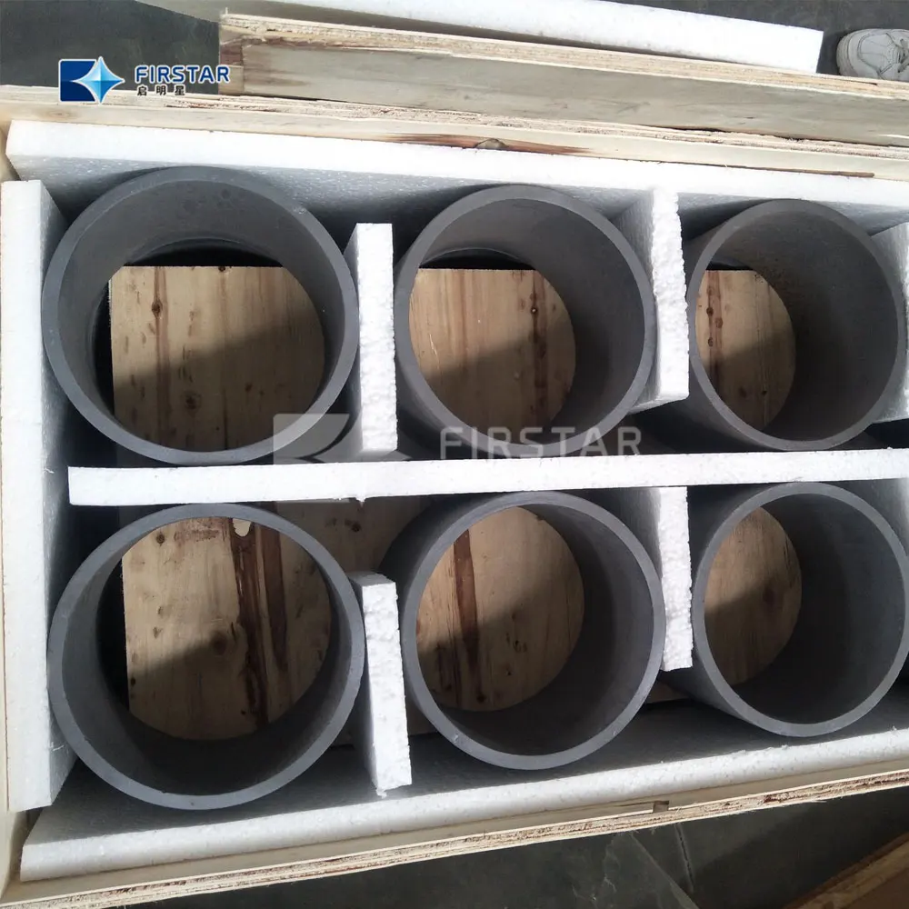 Оптовая продажа износостойкая трубка карбида кремния для подкладки