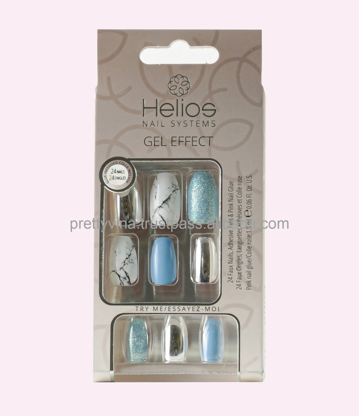 
Красивая женщина Рождественская Пышная юбка-американка «Снежная королева» и надписью «хром ногти гроб зеркального блеска пресс для ногтей, для нанесения с помощью клея из белого мрамора накладные ногти 