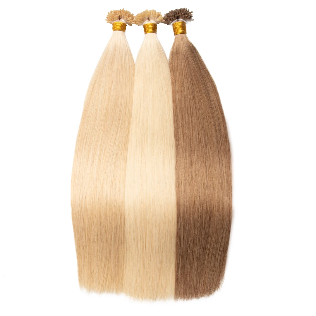 Hot selling Top Quality Mini K Tip Hair Extension Double Drawn Remy Hair Extension Human Hair Flat Tip