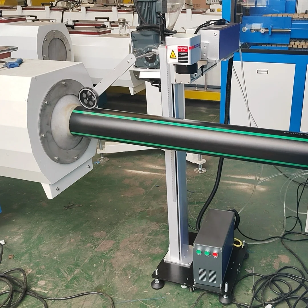 Стойка жесткая окружающая лазерная гравировальная машина/лазерная маркировочная машина для hdpe трубы ПВХ Трубы Лазерная печатная