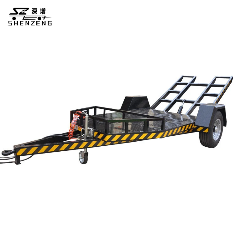 Hot sale 2 wheel trailer for mini rice harvester