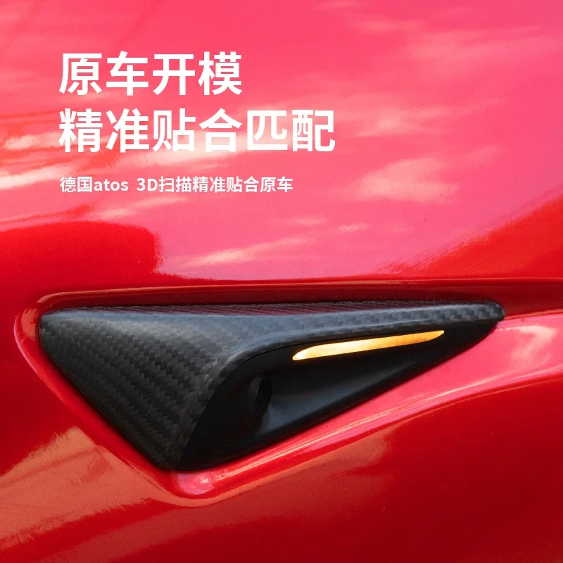New arrival Auto Accessories MODEL 3 camera panel Front Side Wing Fender View Camera Cover Model 3 Model Y