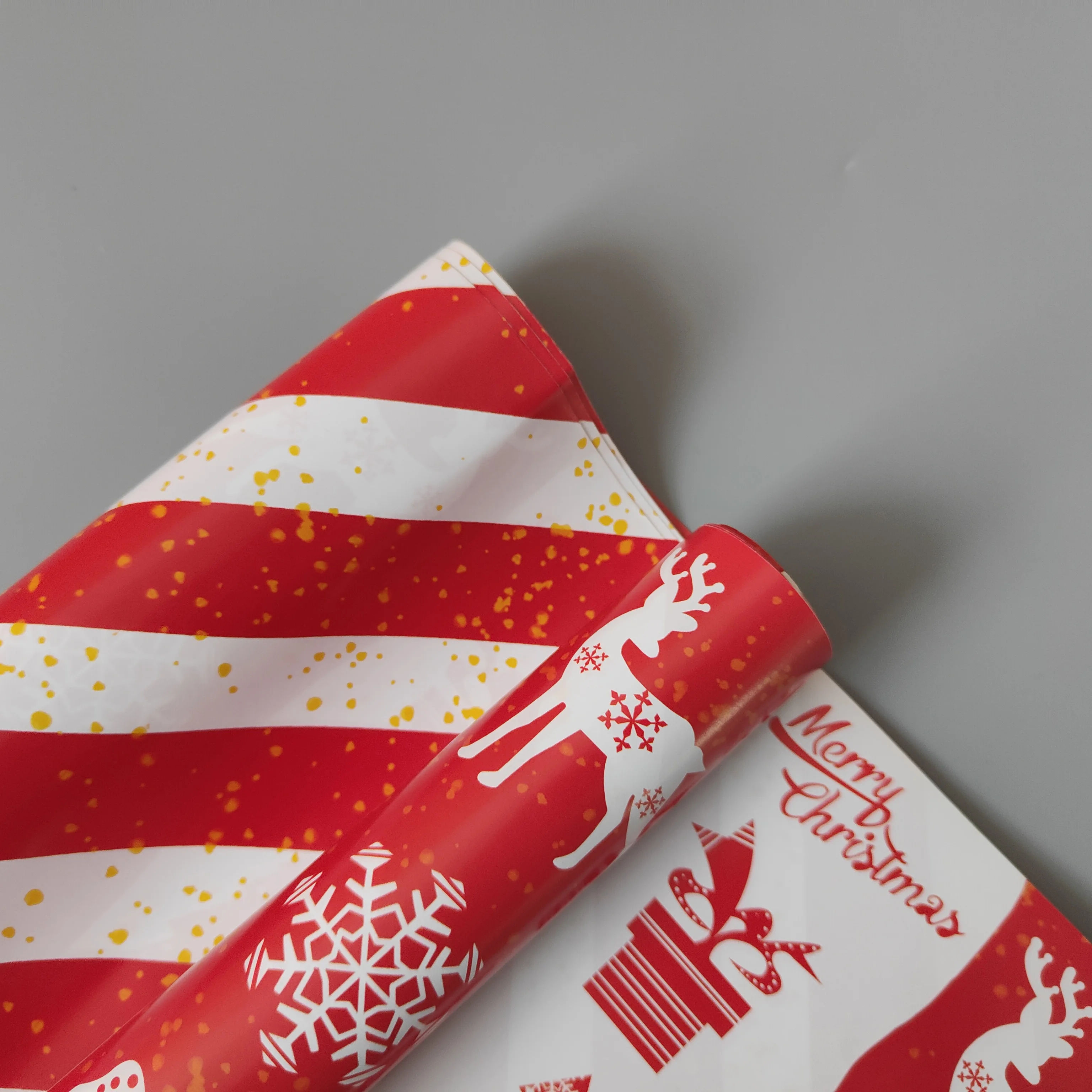 Wholesale Christmas Custom Flower Wrapping Paper Gift Wrapping Paper