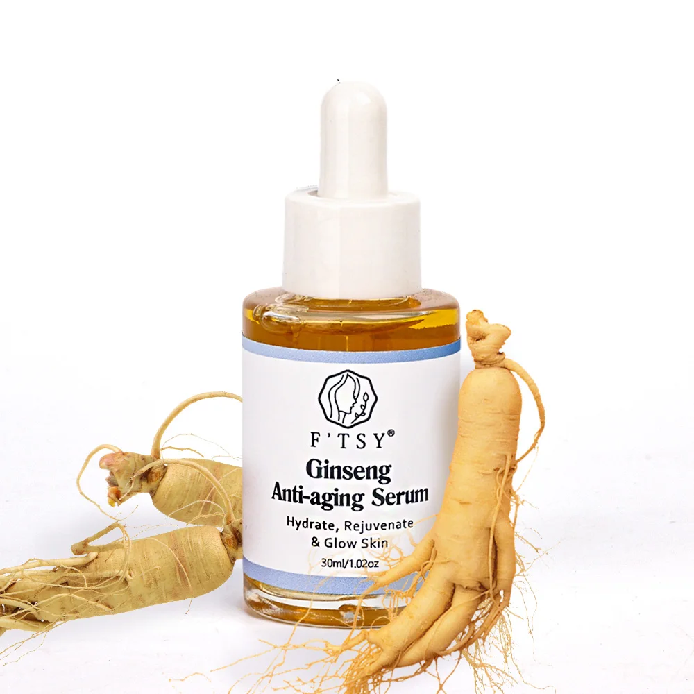 Best Seller Custom LOGO Chinese Ginseng Collagen Whitening Brightening Serum For Face