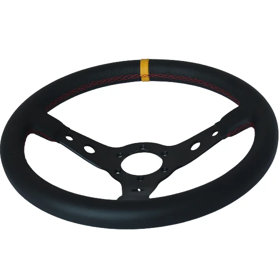TRAPLY QC-5126 350mm Custom Suede portable Steering Wheel Racing