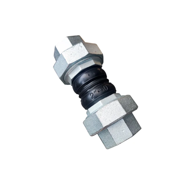 EPDM Stainless Steel Screwed Union Bspt Threaded Joint Rubber Flexible Connector