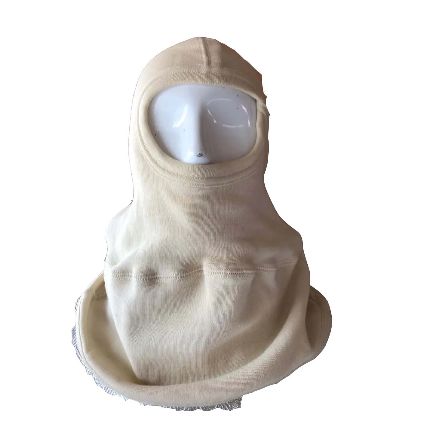 Two layers Fire head firefighters extinguishing hoods aramid flame retardant headgear