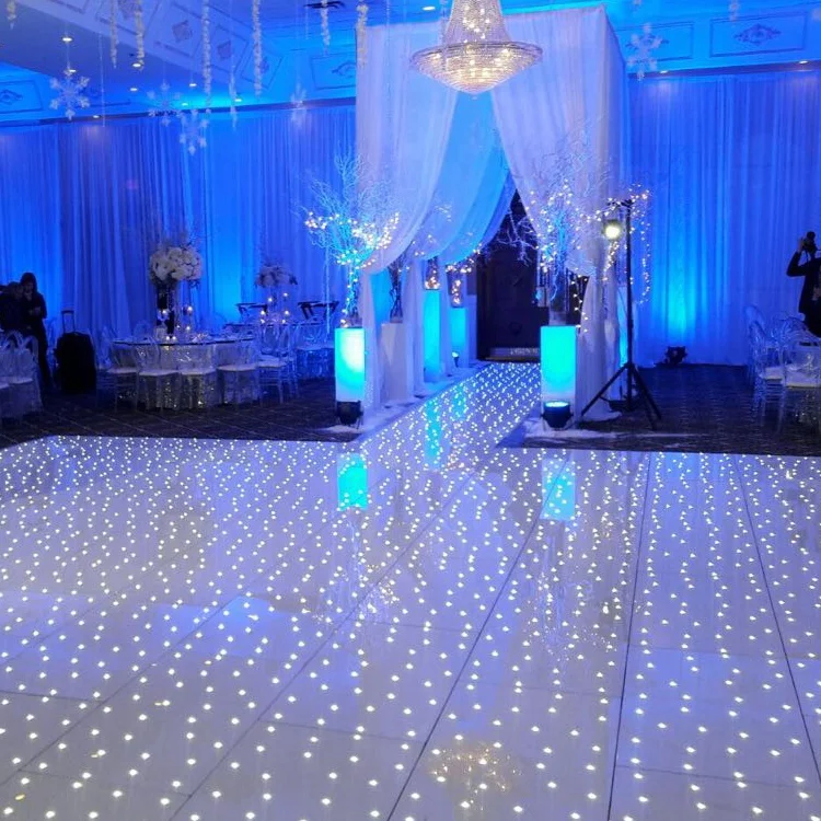 double mirror 3d RGB  Floor LED Dance  Floor Dj Lighting