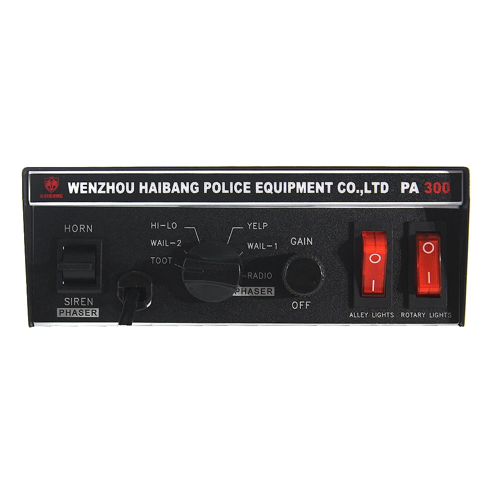 HAIBANG Ambulance Emergency Signal Siren Horn High Power  Lightbar With Alarm Siren Amplifier Speaker Horn