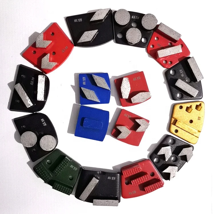 Manufacturer 10in- 250mm Diamond Grinding  Disk Polishing Plates Concrete Floor Sabre-Tooth Sharp Type Diamond Grinding Disc