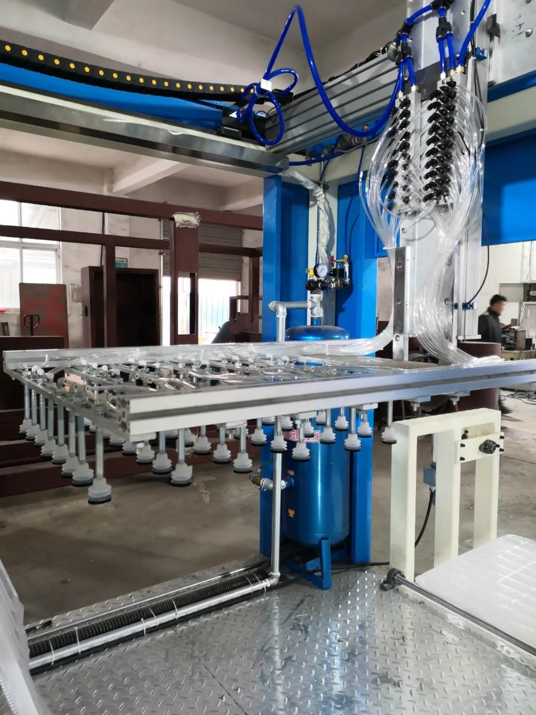 DB-72/76 Automatic 3-station plastic forming machine disposable dental vacuum forming machine