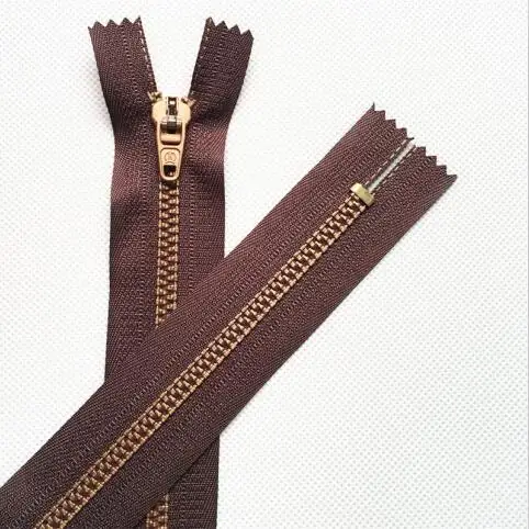 factory wholesale custom Auto Lock Custom Metal Zippers 5#  Zipper Pull Detachable Zipper Fashion Metal