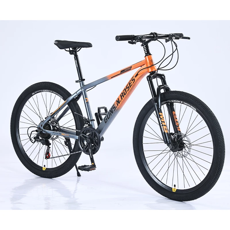 MTB 26inch Mountain Bike High Carbon Steel Frame bicicleta de montaa 21Speed Disc Brake Mountain Bike for Men and Women