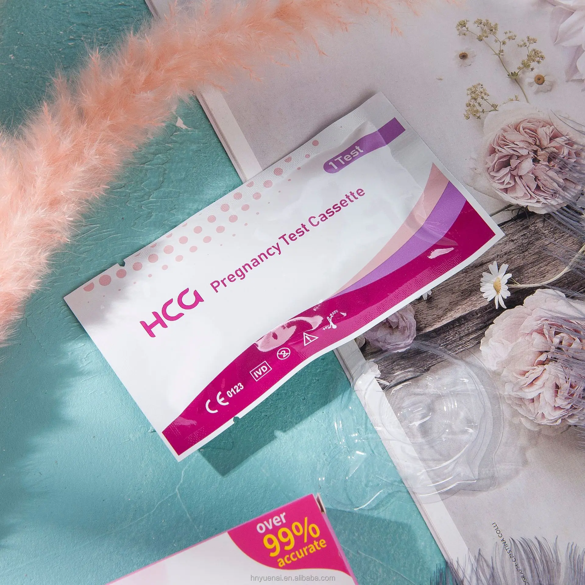 2024 Hot selling medical supplies high accurate medical disposable HCG rapid diagnostic test for home use