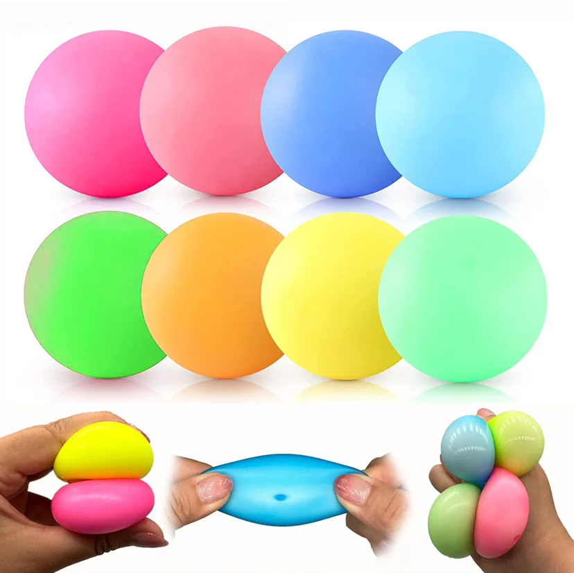 Ice Cube Square Sensory Toy Stress Ball Mochi Squishies Squeeze Toys for Adults Kids Summer Toys Party Favors
