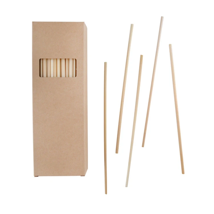 Wheat straws wrapped paper biodegradable straws wheat individual rice drinking straws