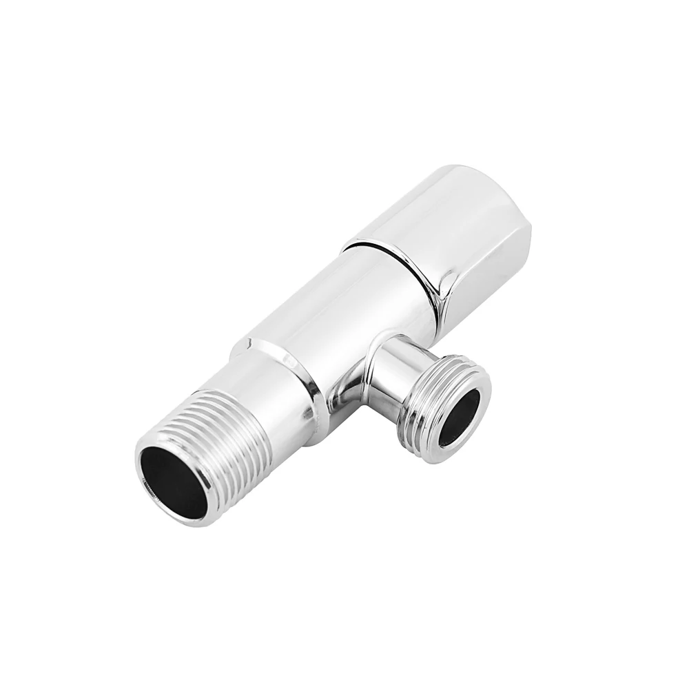 Wall Mounted Toilet Water Stop Equal Bathroom Washing Machine Angle Valve 2 Way