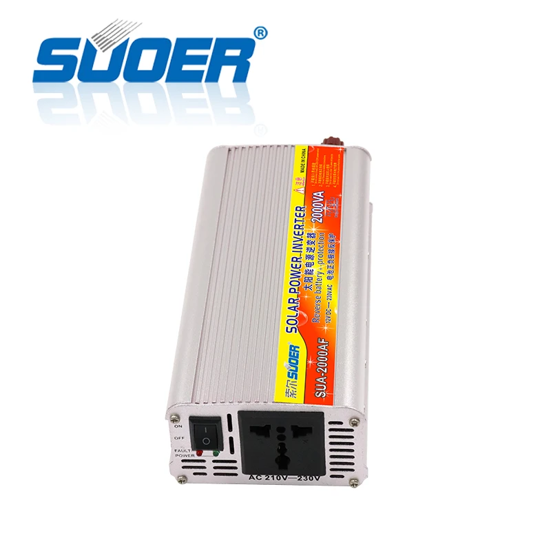 Suoer DC AC Inverter 2kw Solar Modified Power Inverter 12V 230V USB interface