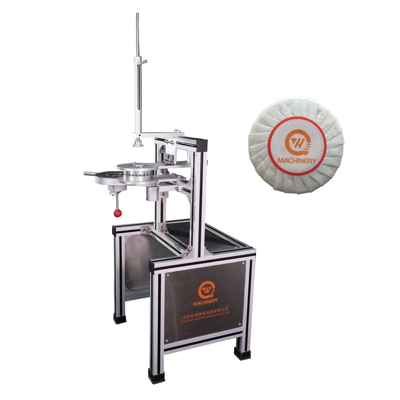 Manual Type Bath Bombs Pleat Soap Packer Machine